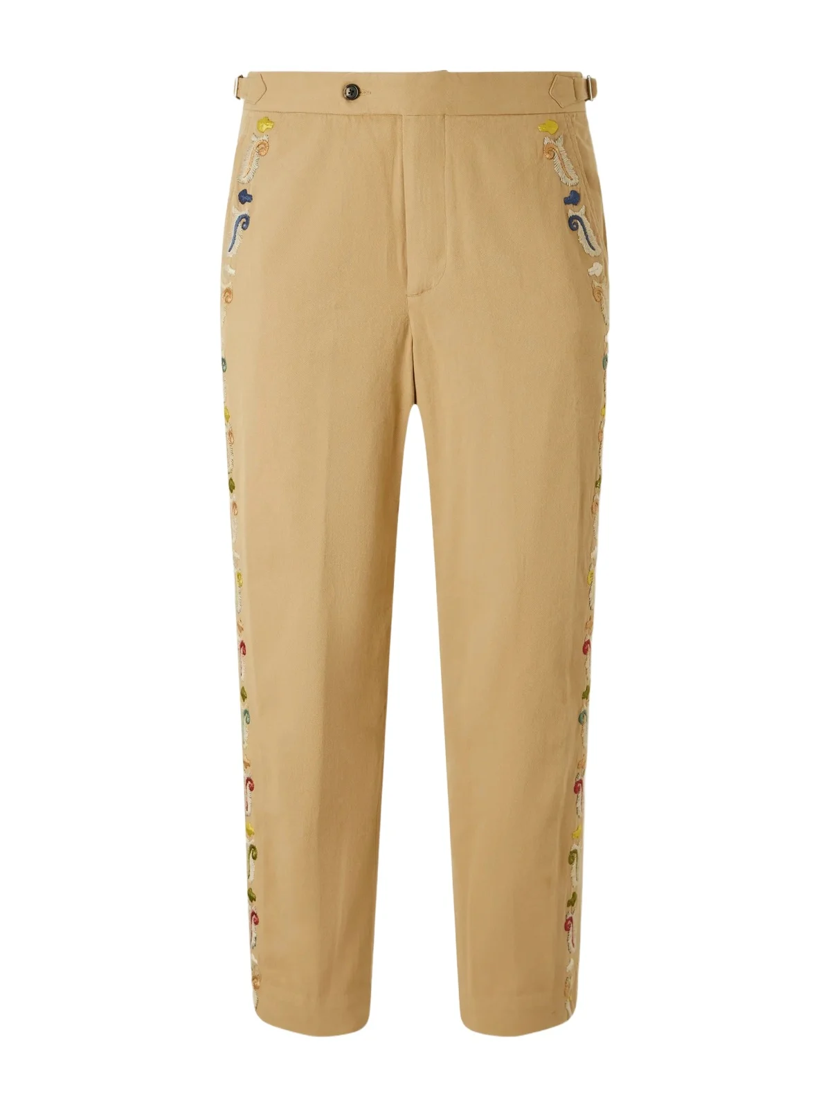 BODE Straight-Leg Cotton Feather Runner Trousers - Men