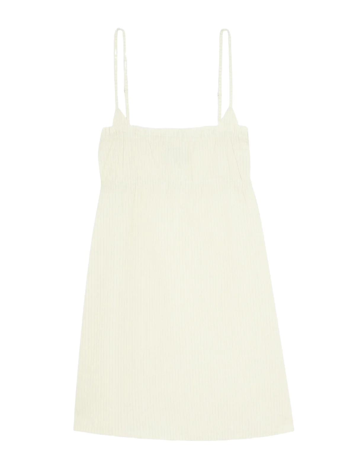 Deiji Studios Edge Striped Organic Cotton Mini Dress