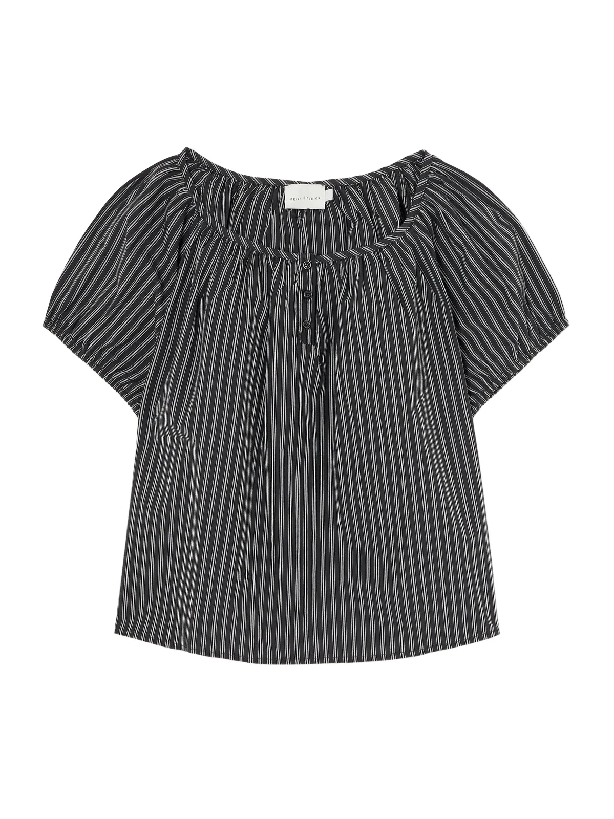 Striped Organic Cotton-poplin Top Striped Organic Cotton-poplin Top