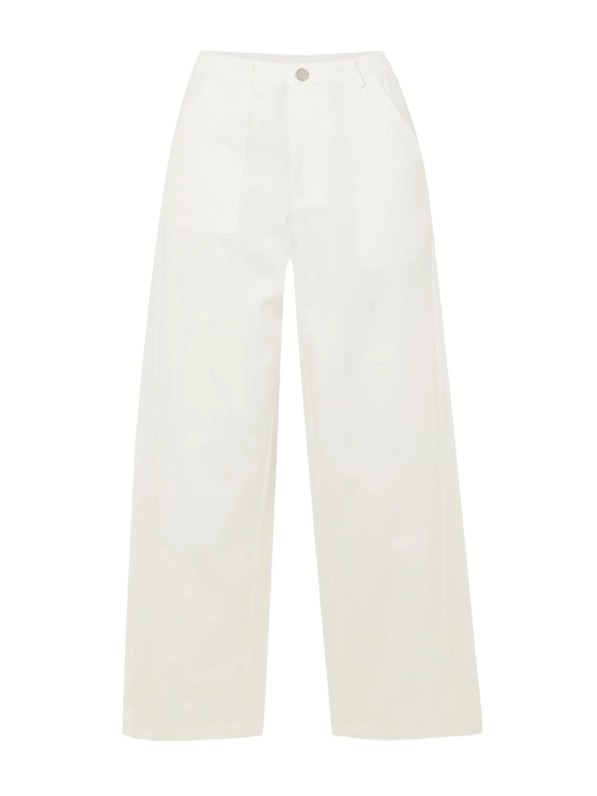 Pocket Organic Wide-leg Jeans