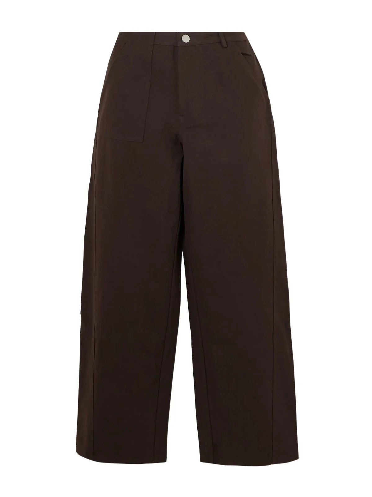 Pocket Organic Wide-leg Jeans