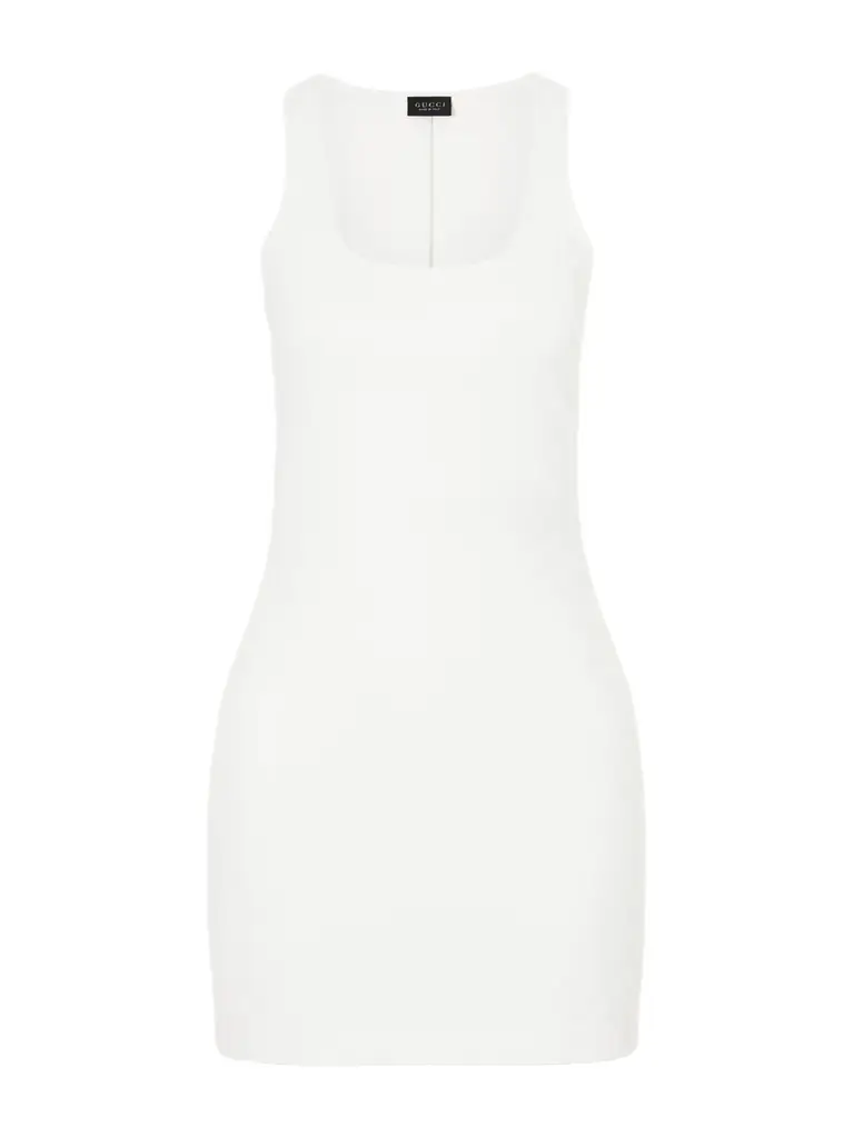 Gucci Embossed Jersey Mini Dress | Image 1 Gucci Embossed Jersey Mini Dress | Image 1