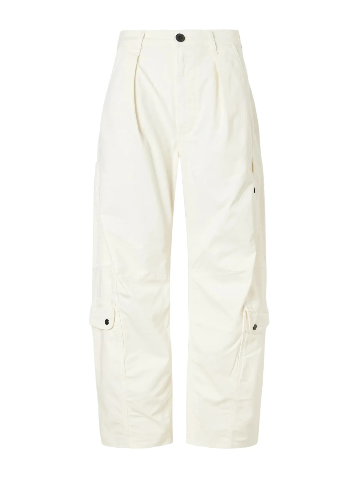 Flight Pleated Organic Cotton-blend Twill Barrel-leg Pants Flight Pleated Organic Cotton-blend Twill Barrel-leg Pants