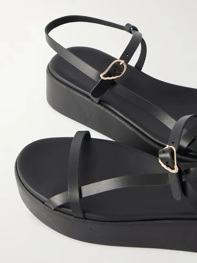 Ancient Greek Sandals Politia Leather Platform Sandals | Thumbnail 5