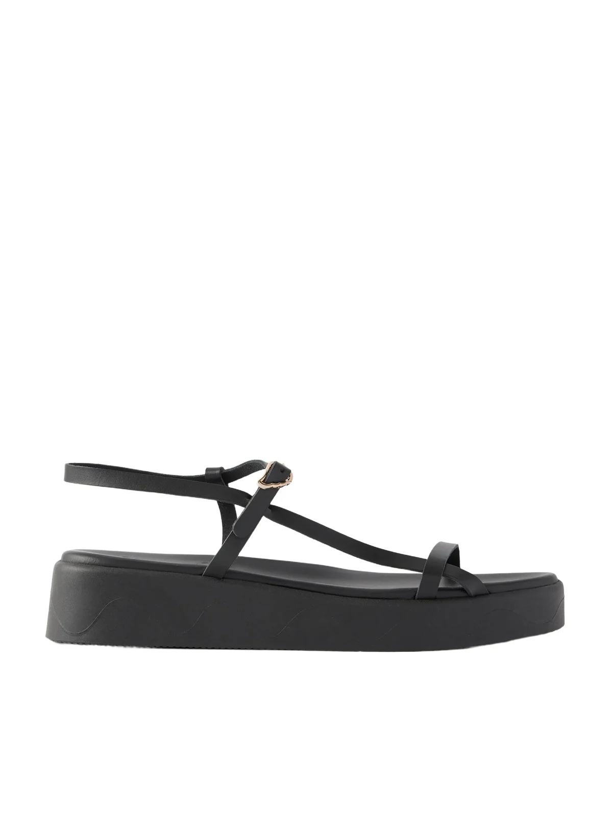 Ancient Greek Sandals Politia Leather Platform Sandals