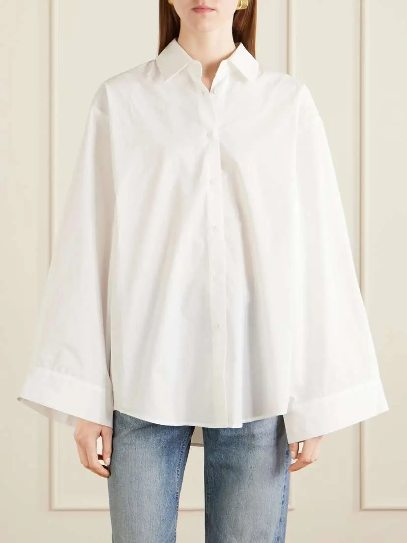 The Frankie Shop Tila Cotton-poplin Shirt | Thumbnail 3 The Frankie Shop Tila Cotton-poplin Shirt | Thumbnail 3