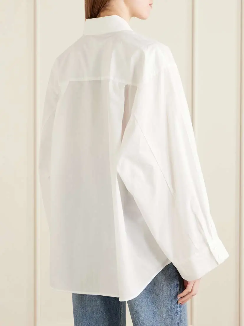 The Frankie Shop Tila Cotton-poplin Shirt | Thumbnail 4 The Frankie Shop Tila Cotton-poplin Shirt | Thumbnail 4