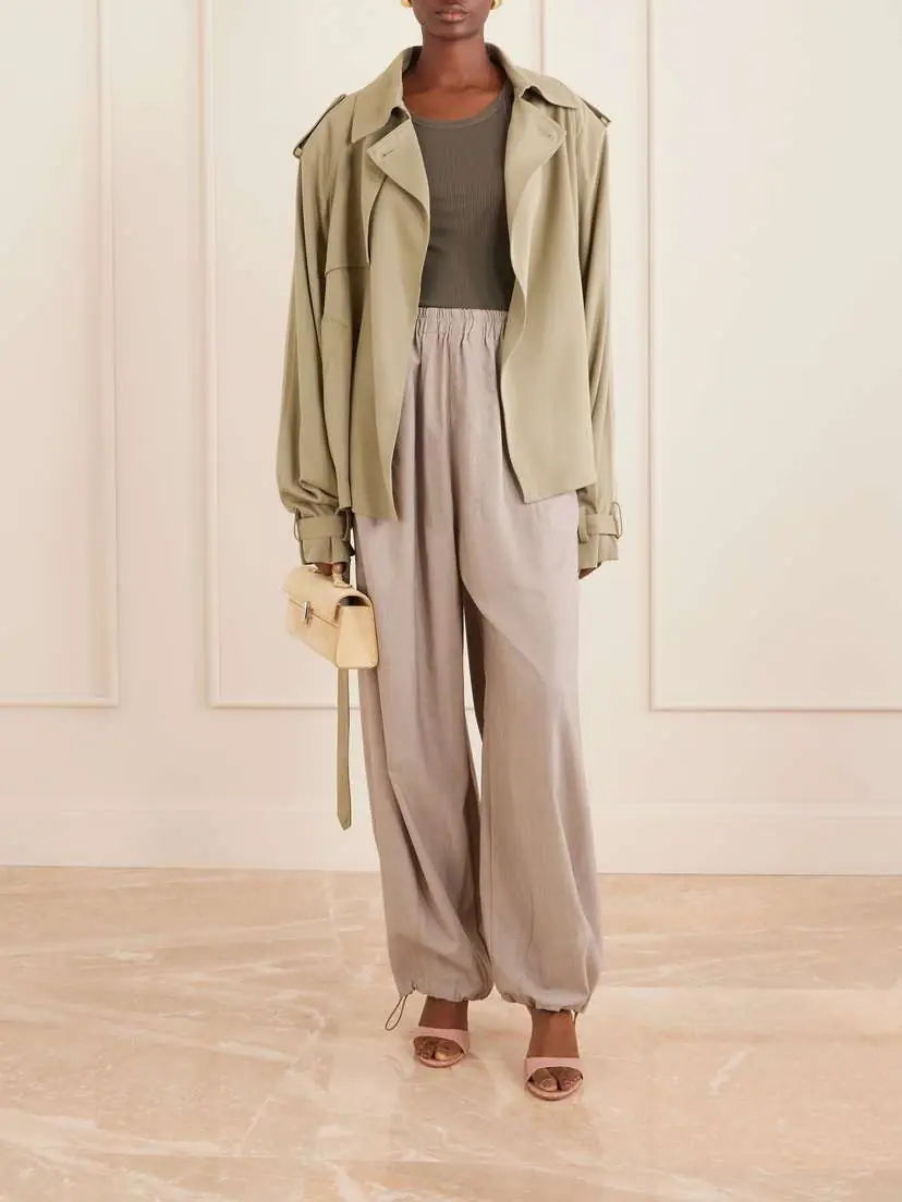 The Frankie Shop Oakdale Virgin Wool Wide-leg Pants | Thumbnail 2 The Frankie Shop Oakdale Virgin Wool Wide-leg Pants | Thumbnail 2