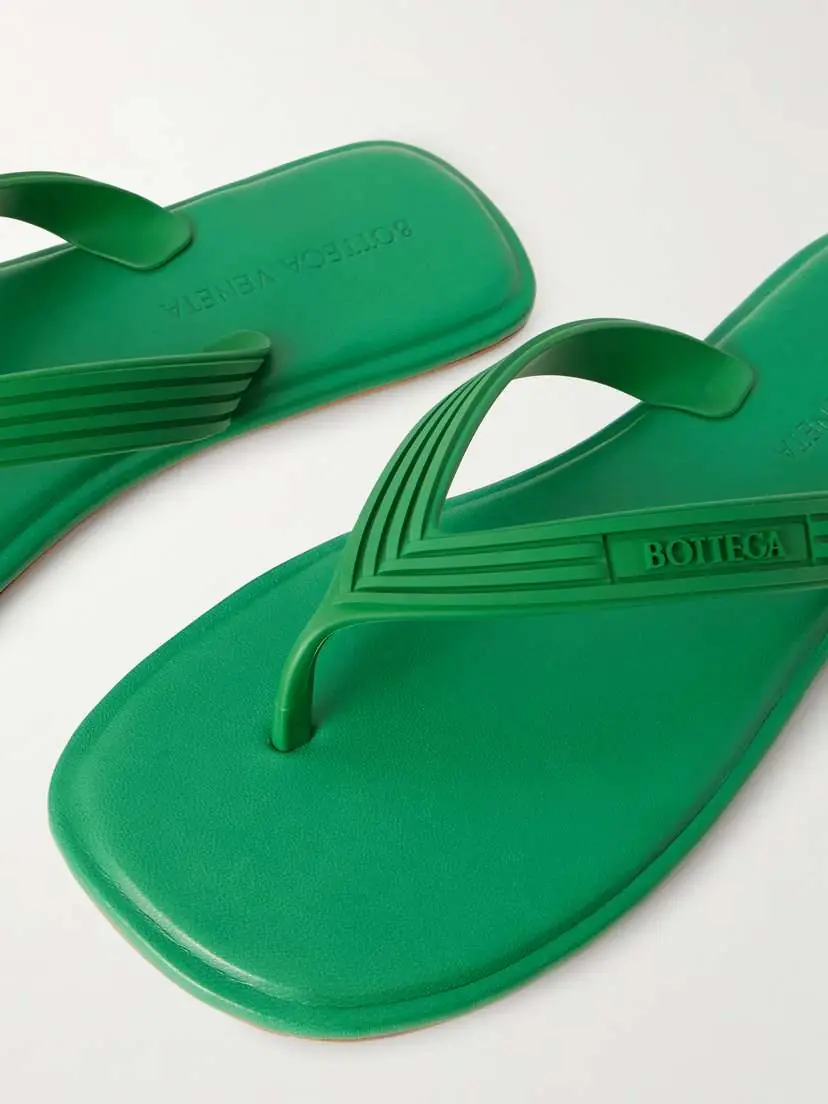 Bottega Veneta Sampieri Flat Thong Rubber Flip Flops | Thumbnail 5