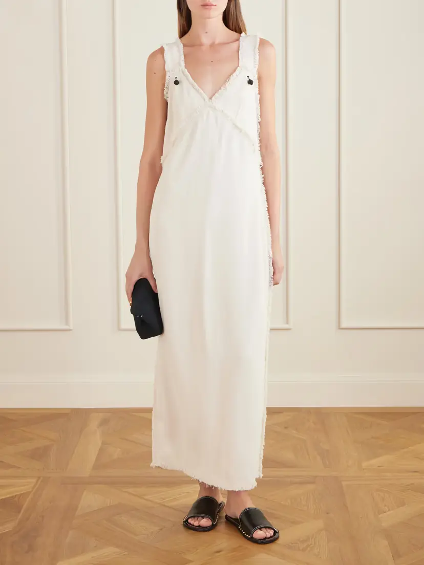 TOTEME Crepon Maxi Dress | Thumbnail 2