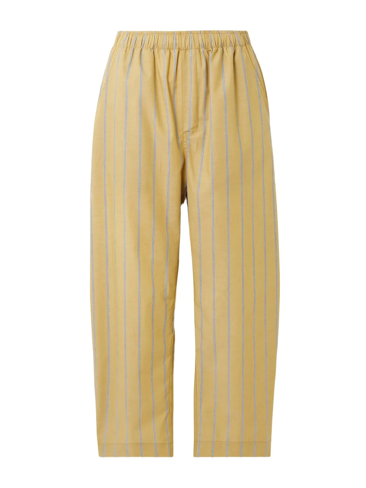 The Boxer Striped Cotton-poplin Barrel-leg Pants The Boxer Striped Cotton-poplin Barrel-leg Pants