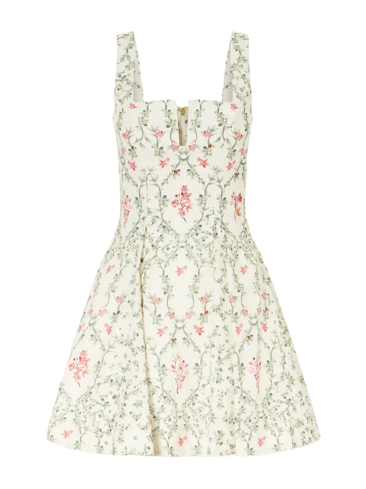 Cauca Tiered Floral-print Cotton Mini Dress Cauca Tiered Floral-print Cotton Mini Dress