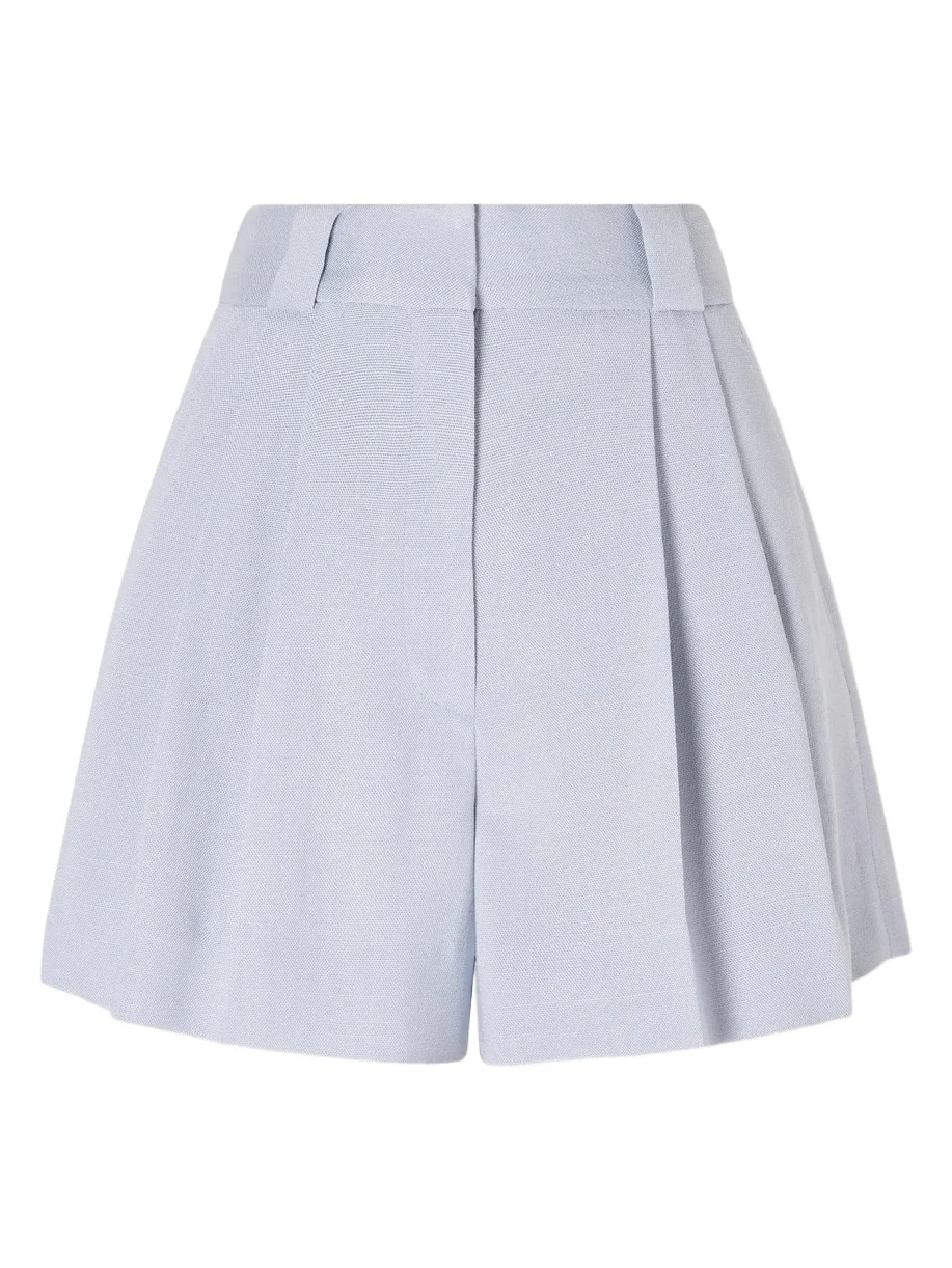 Blazé Milano Vezon Pleated Woven Shorts