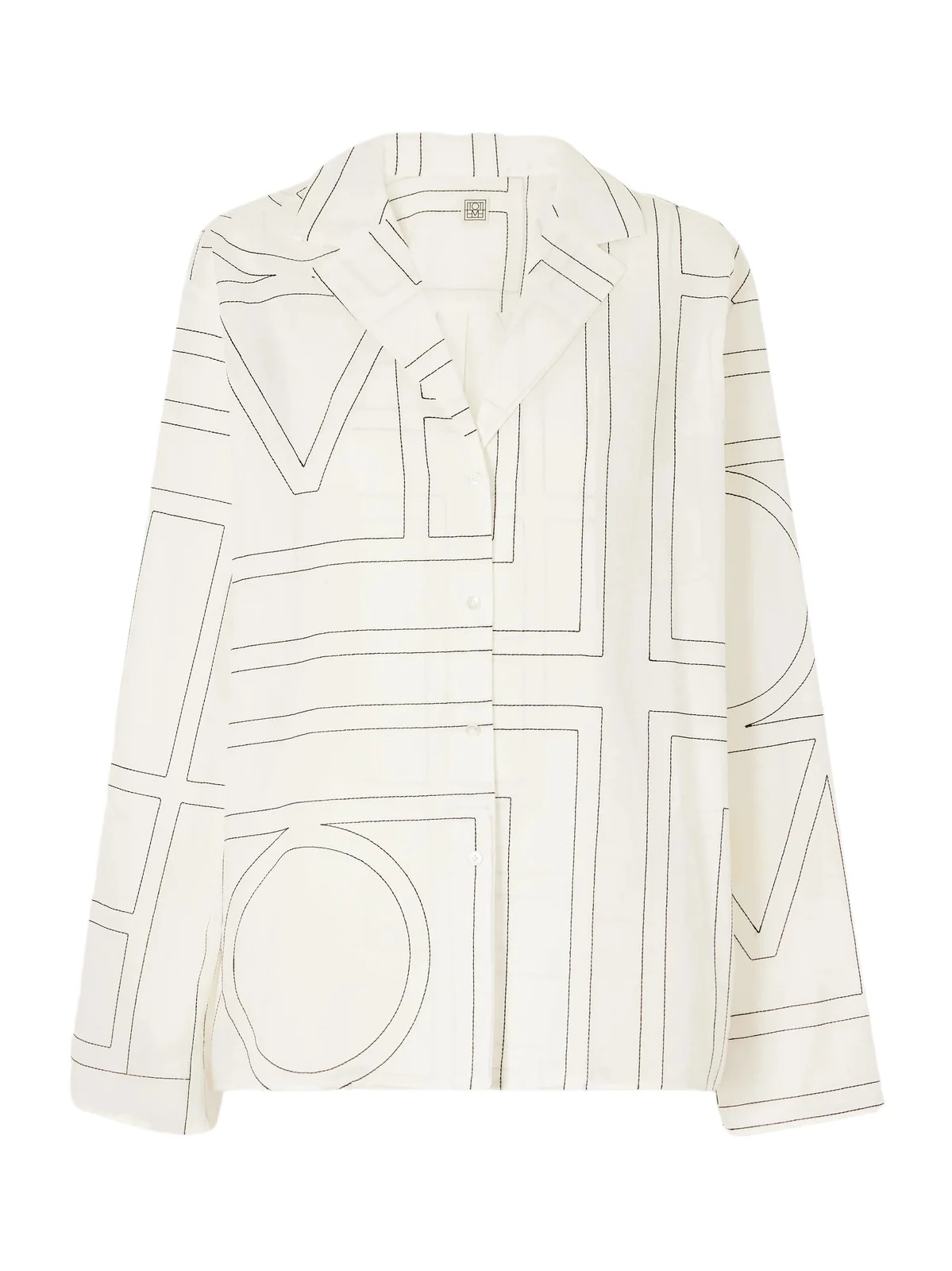 Embroidered Organic Cotton And Lyocell-blend Shirt - White Embroidered Organic Cotton And Lyocell-blend Shirt - White