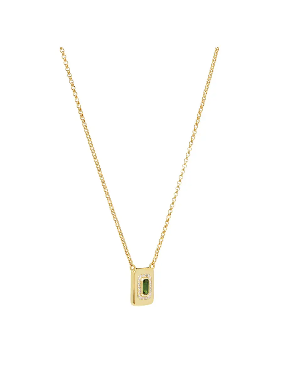 aligrace Tourmaline and Diamond Nugget Necklace | Thumbnail 2 aligrace Tourmaline and Diamond Nugget Necklace | Thumbnail 2