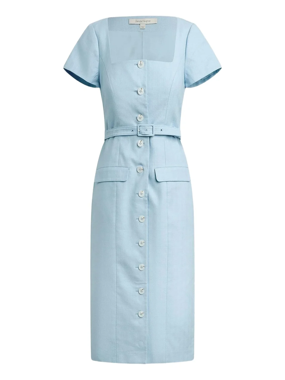 Women's The Mademoiselle Belted Cotton Midi-Dress Women's The Mademoiselle Belted Cotton Midi-Dress