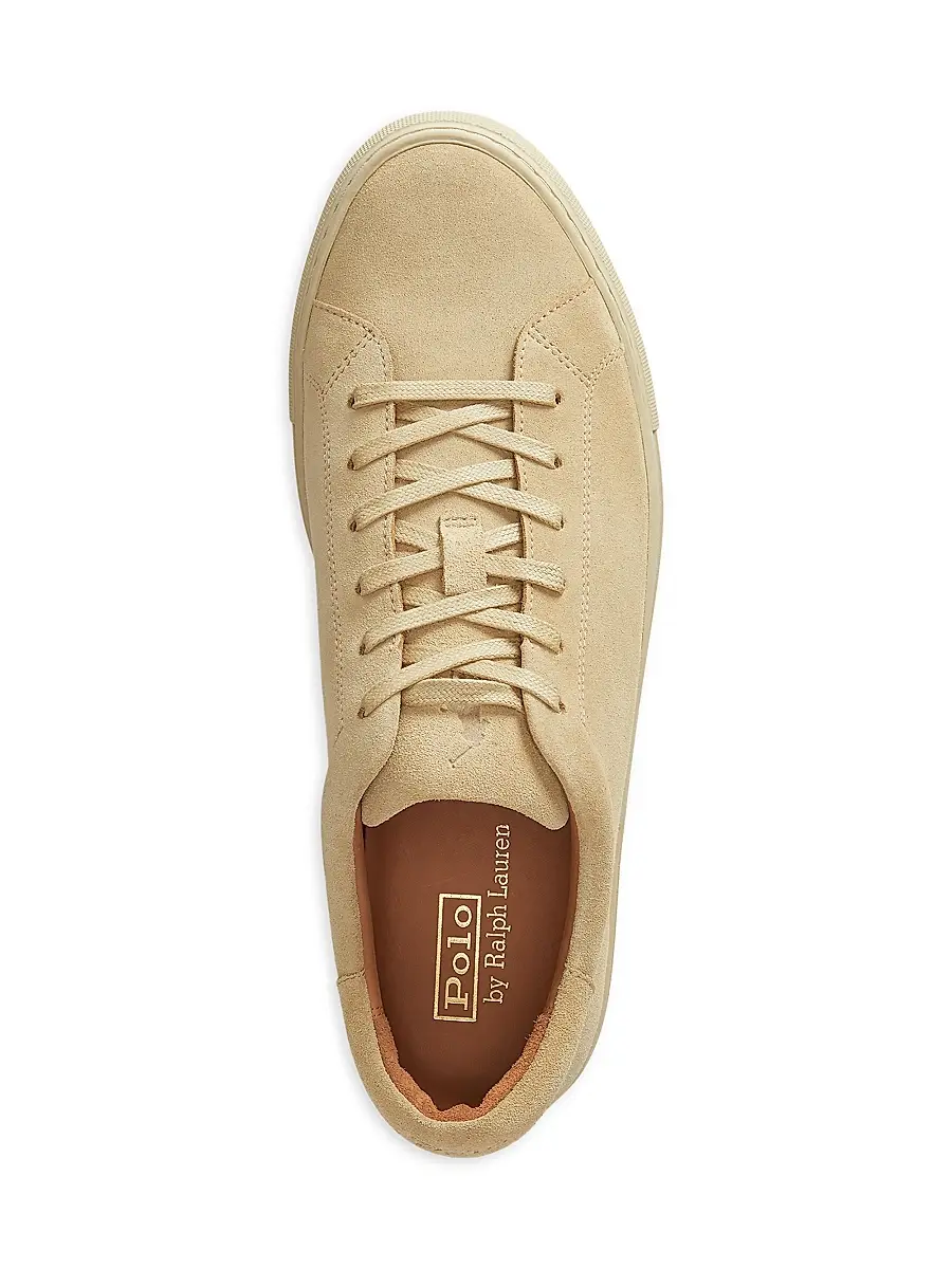 Polo Ralph Lauren Men's Jermain Suede Low-Top Sneakers | Thumbnail 4 Polo Ralph Lauren Men's Jermain Suede Low-Top Sneakers | Thumbnail 4