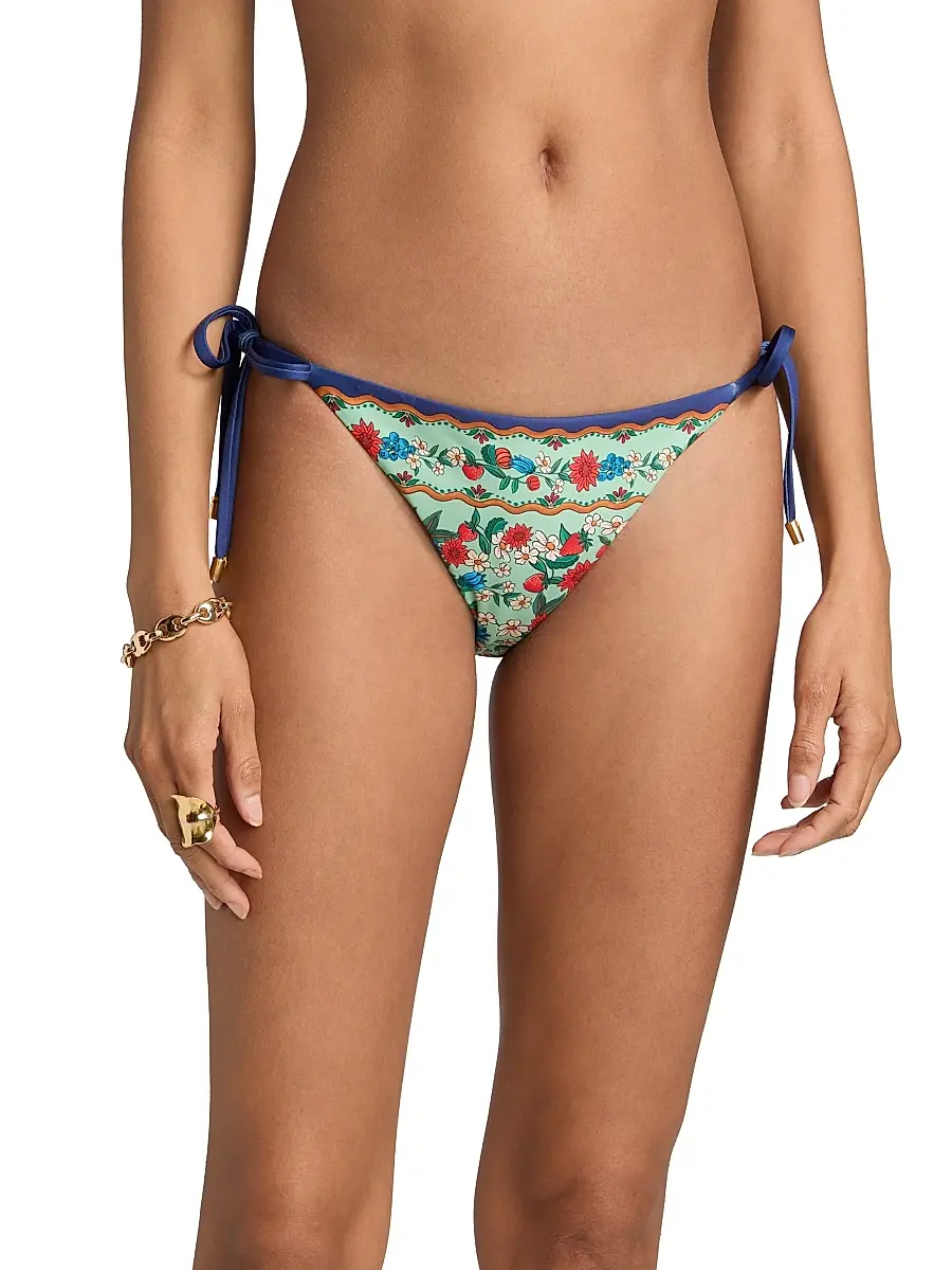 Farm Rio Women's Fruit Beauty Triangle Bikini Bottom | Thumbnail 3 Farm Rio Women's Fruit Beauty Triangle Bikini Bottom | Thumbnail 3