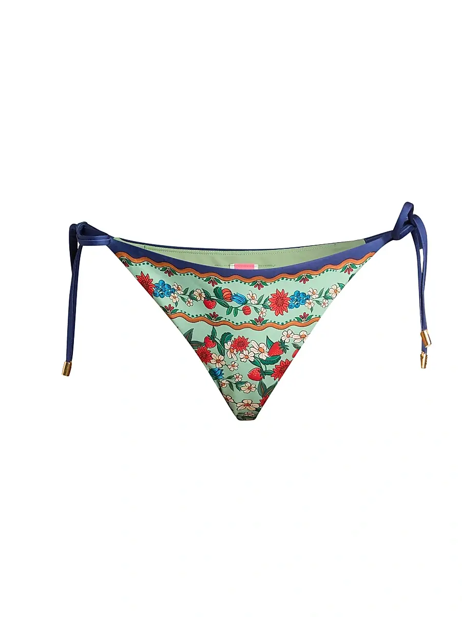 Farm Rio Women's Fruit Beauty Triangle Bikini Bottom