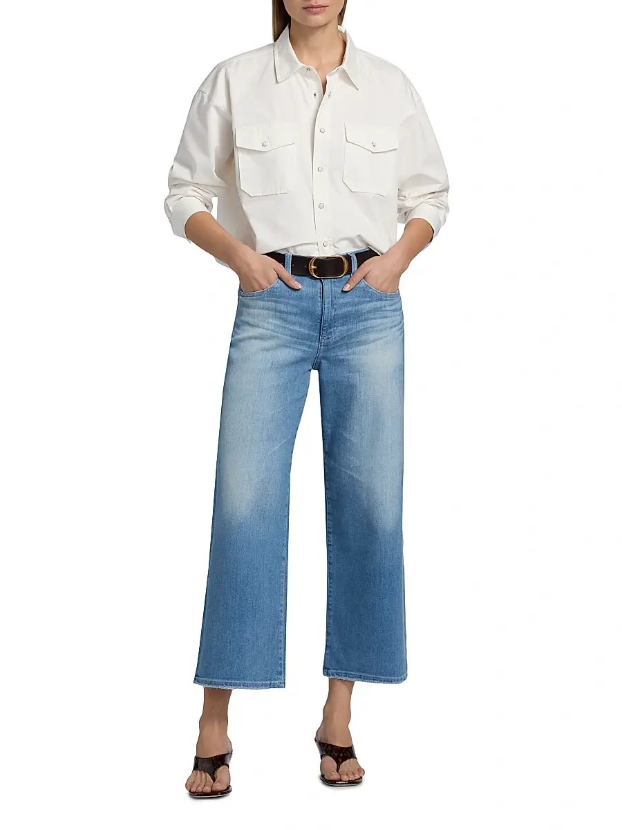 AG Jeans Women's Saige Wide-Leg Crop Jeans | Thumbnail 2 AG Jeans Women's Saige Wide-Leg Crop Jeans | Thumbnail 2