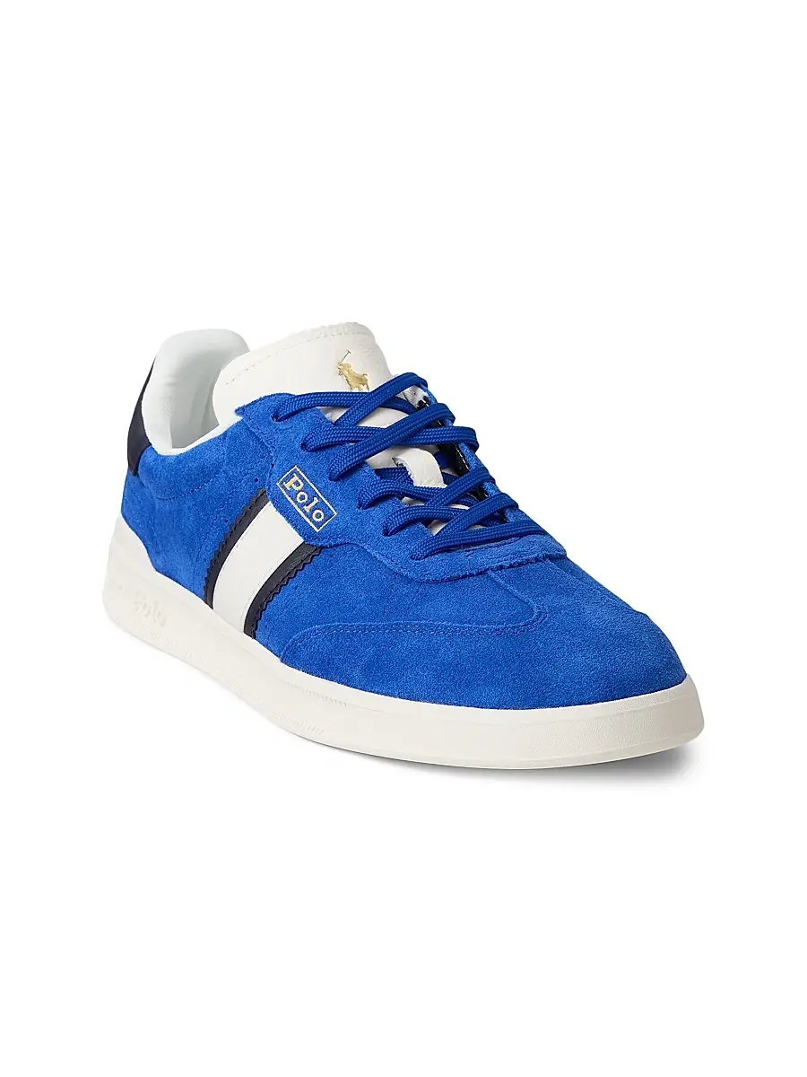 Polo Ralph Lauren Men's Heritage Aera Suede Low-Top Sneakers | Thumbnail 5 Polo Ralph Lauren Men's Heritage Aera Suede Low-Top Sneakers | Thumbnail 5