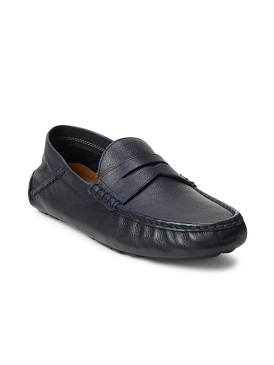 Polo Ralph Lauren Men's Anders Leather Driving Loafers | Thumbnail 2 Polo Ralph Lauren Men's Anders Leather Driving Loafers | Thumbnail 2