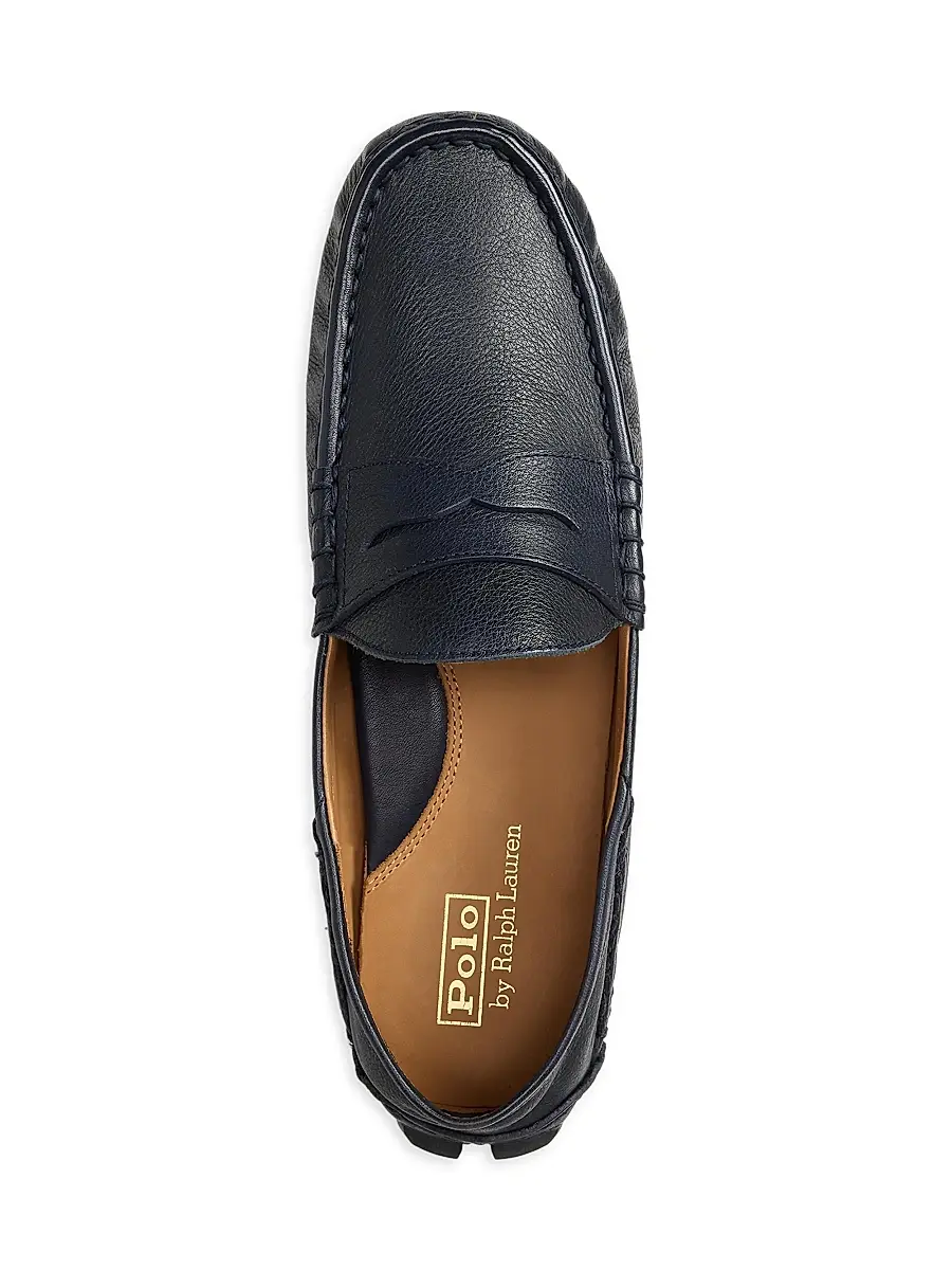 Polo Ralph Lauren Men's Anders Leather Driving Loafers | Thumbnail 4 Polo Ralph Lauren Men's Anders Leather Driving Loafers | Thumbnail 4