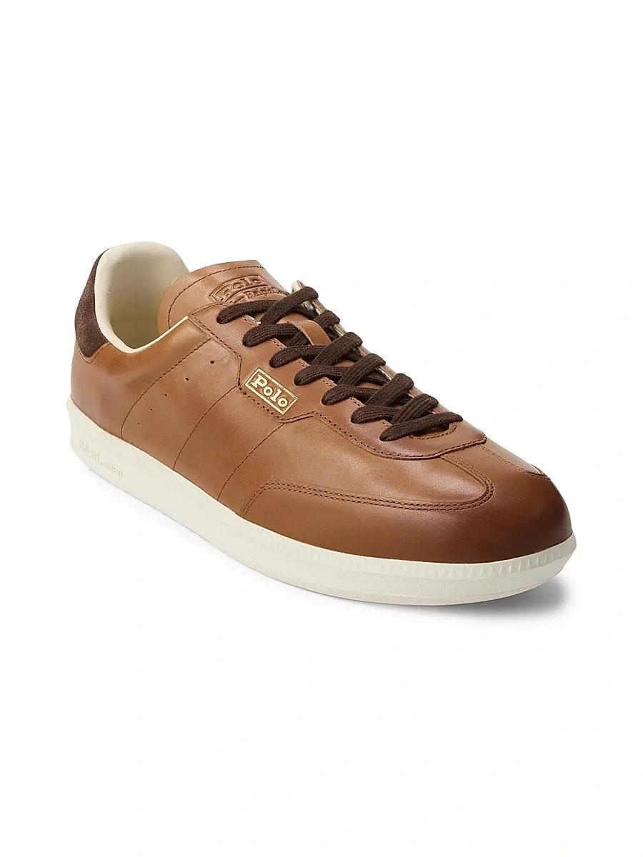 Polo Ralph Lauren Men's Field Court 200 Leather Low-Top Sneakers | Thumbnail 2 Polo Ralph Lauren Men's Field Court 200 Leather Low-Top Sneakers | Thumbnail 2