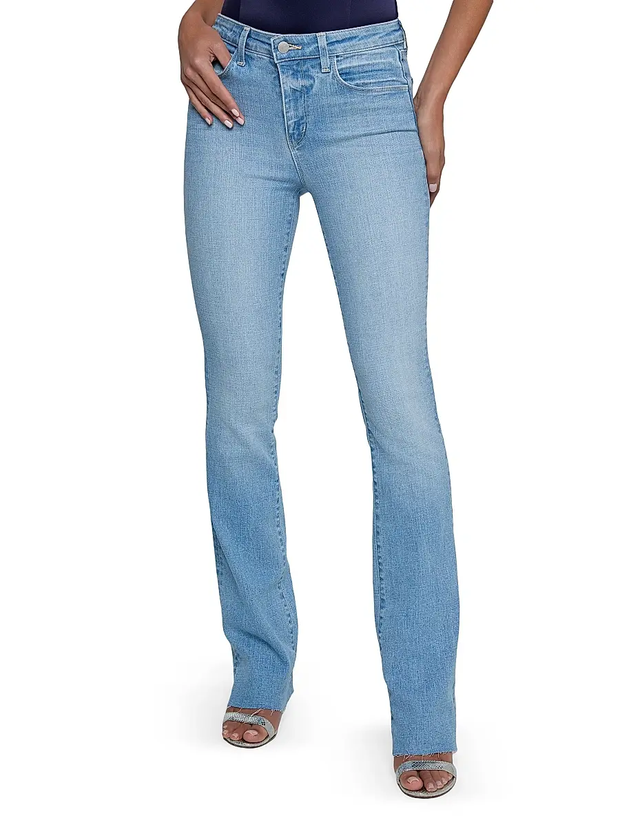 L'Agence Women's Ruth High-Rise Straight-Leg Jeans | Thumbnail 3 L'Agence Women's Ruth High-Rise Straight-Leg Jeans | Thumbnail 3