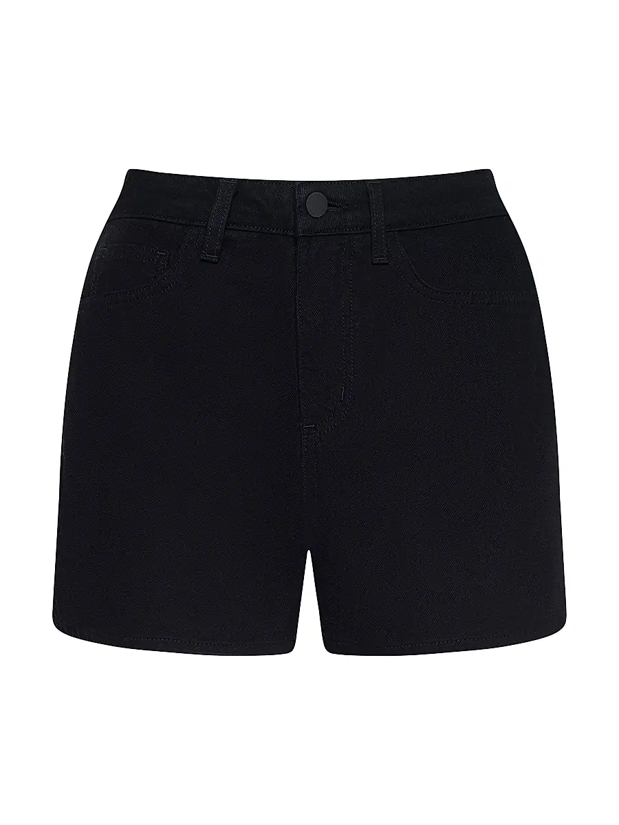 L'Agence Women's Lissania Ultra High-Rise Denim Shorts