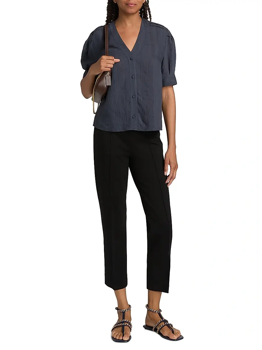 rag & bone Women's Taylor Woven Button-Front Shirt | Thumbnail 2