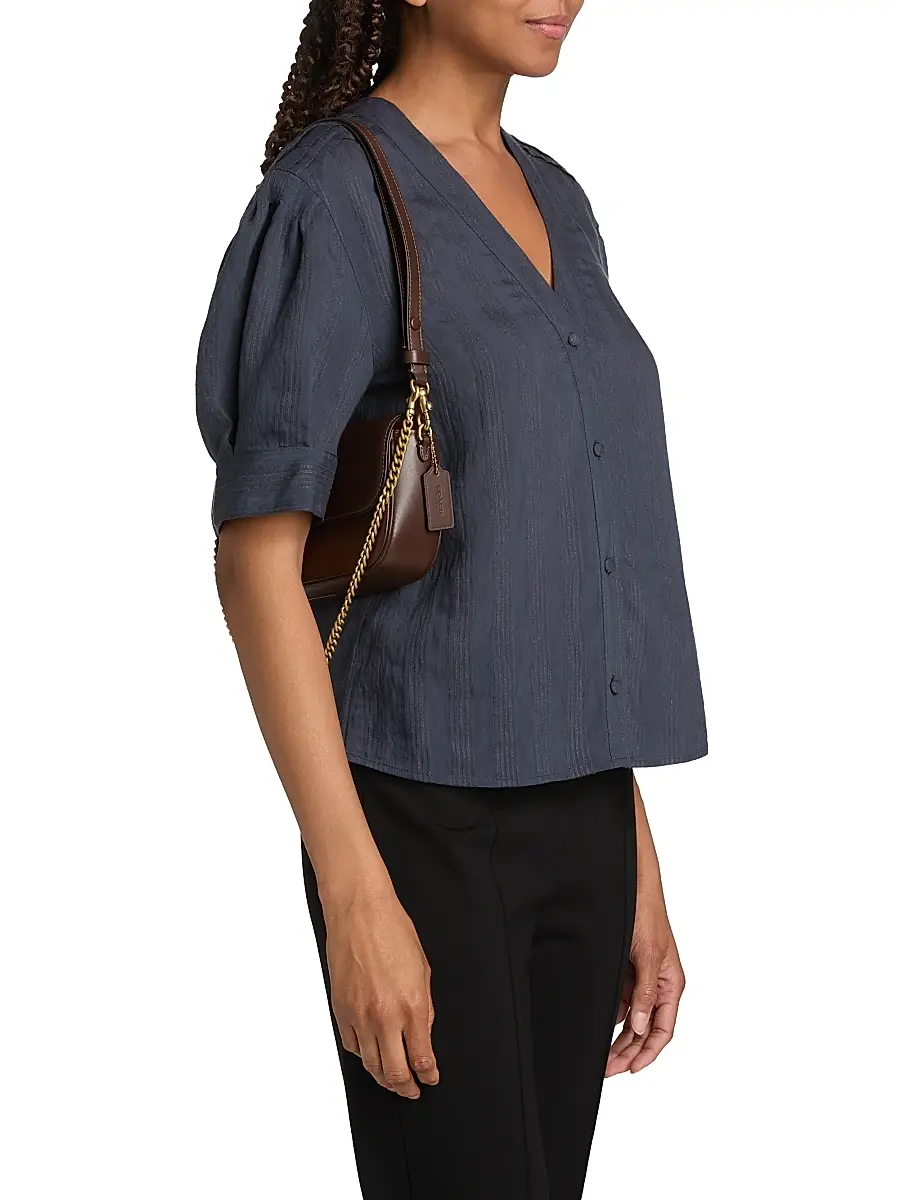 rag & bone Women's Taylor Woven Button-Front Shirt | Thumbnail 4