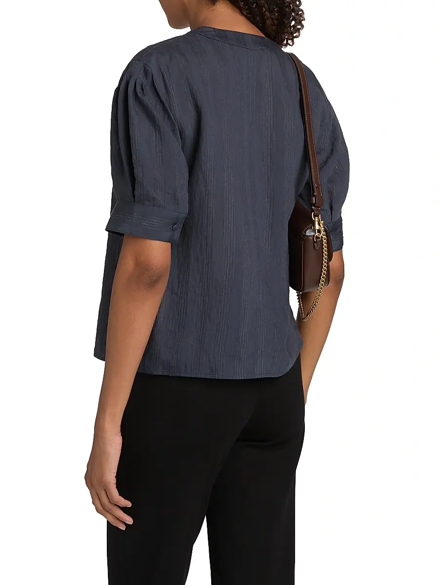 rag & bone Women's Taylor Woven Button-Front Shirt | Thumbnail 5