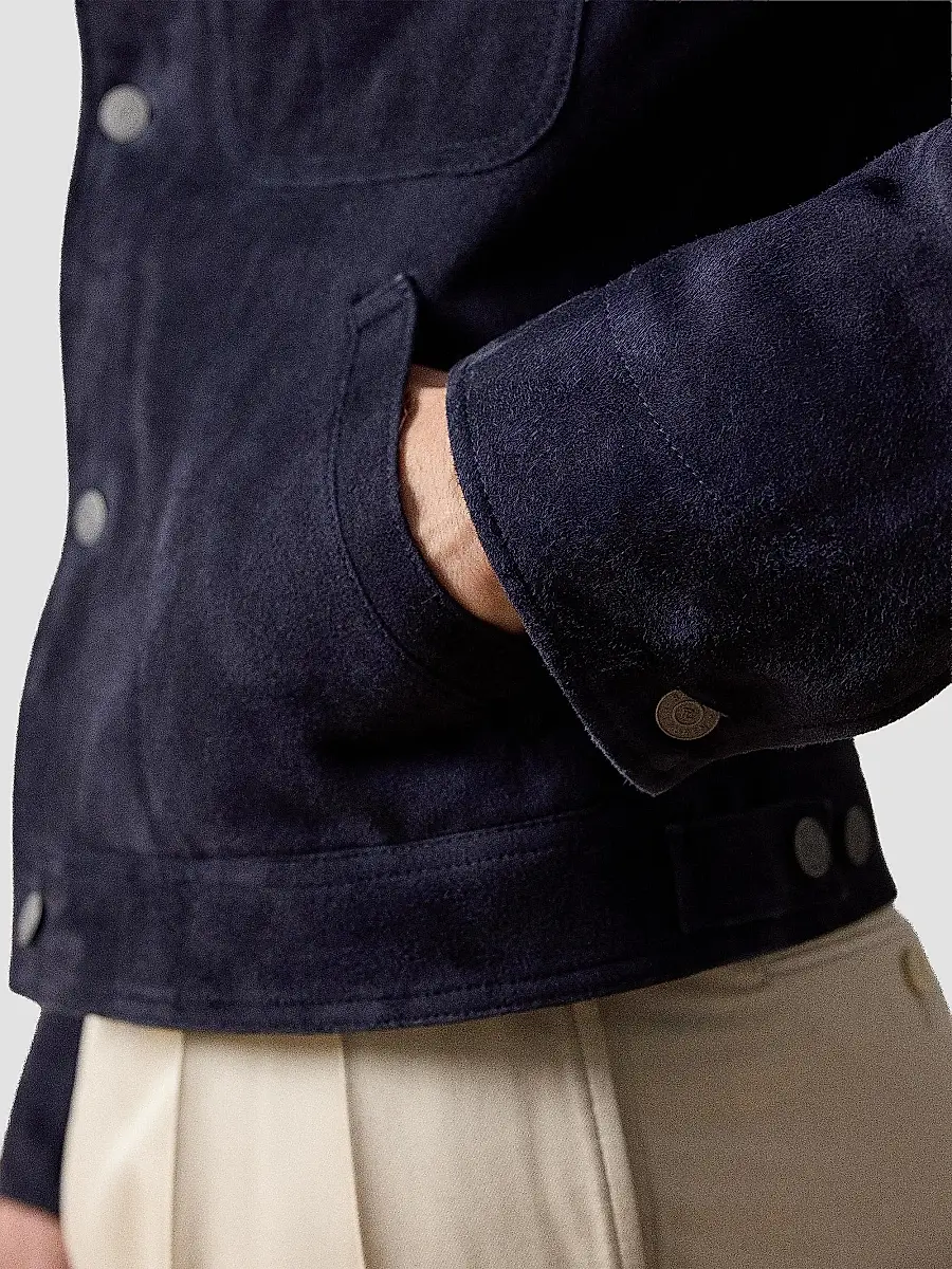 Ralph Lauren Purple Label Men's Suede Jacket | Thumbnail 9