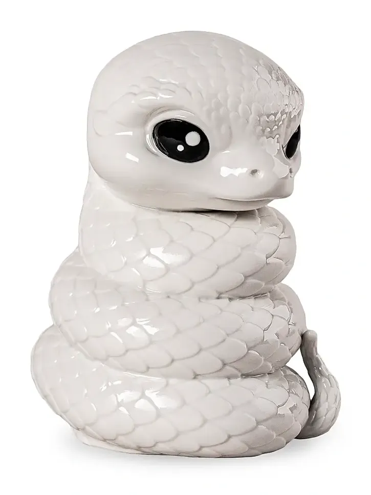 Lladro Baby Animals Snake Porcelain Figurine