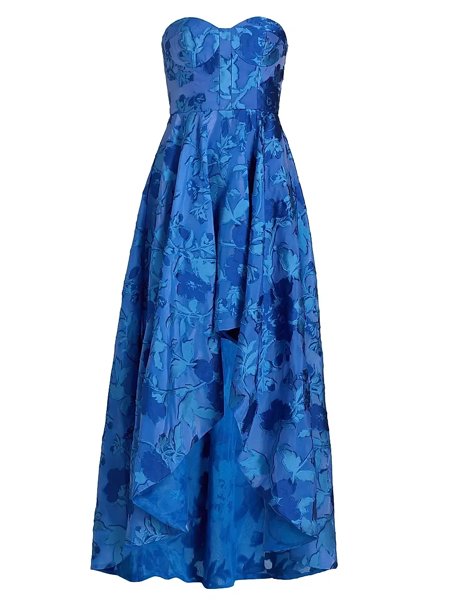 As It May Women's Celia Strapless Jacquard Gown - Moroccan French | Image 1 As It May Women's Celia Strapless Jacquard Gown - Moroccan French | Image 1