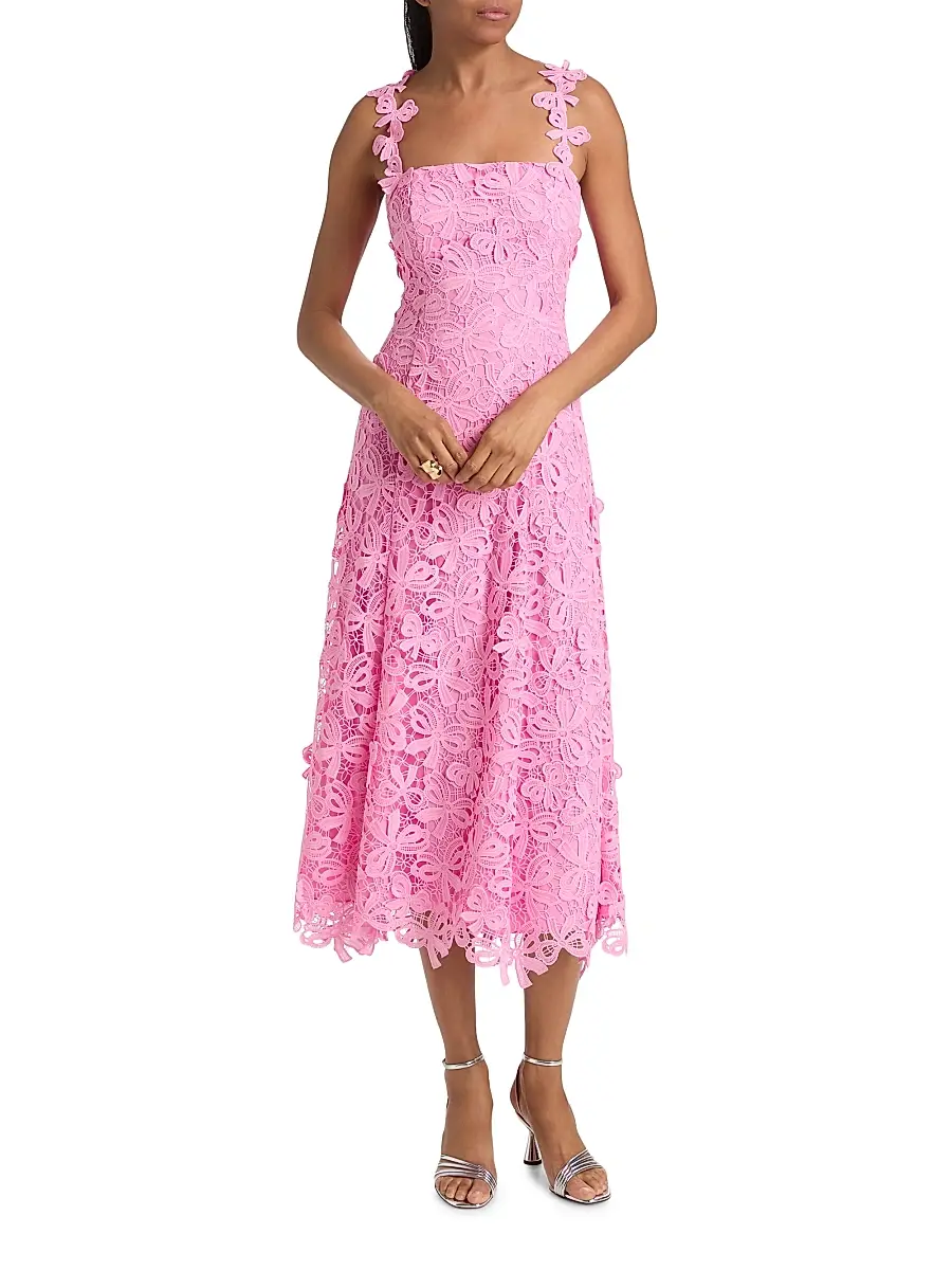 As It May Women's Gabrielle Floral Lace Midi-Dress | Thumbnail 2 As It May Women's Gabrielle Floral Lace Midi-Dress | Thumbnail 2