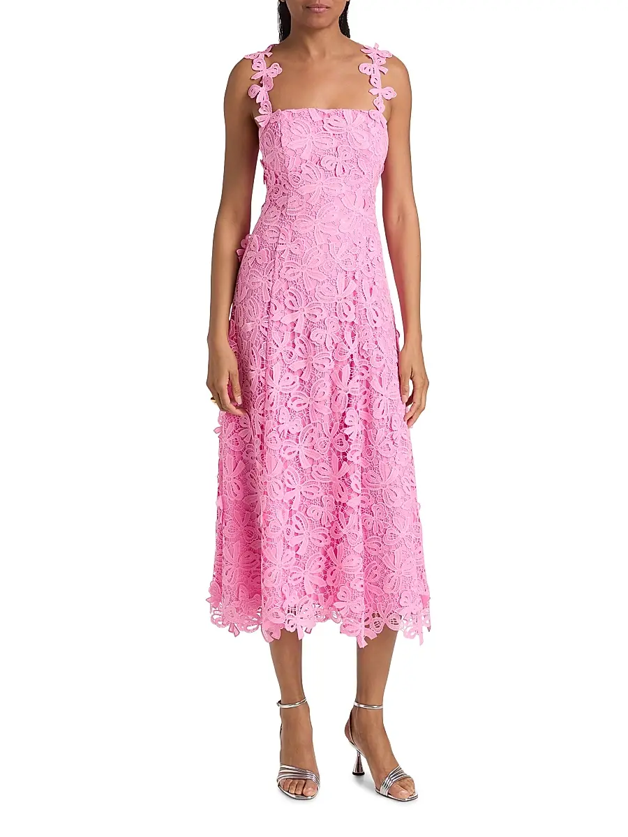 As It May Women's Gabrielle Floral Lace Midi-Dress | Thumbnail 3 As It May Women's Gabrielle Floral Lace Midi-Dress | Thumbnail 3