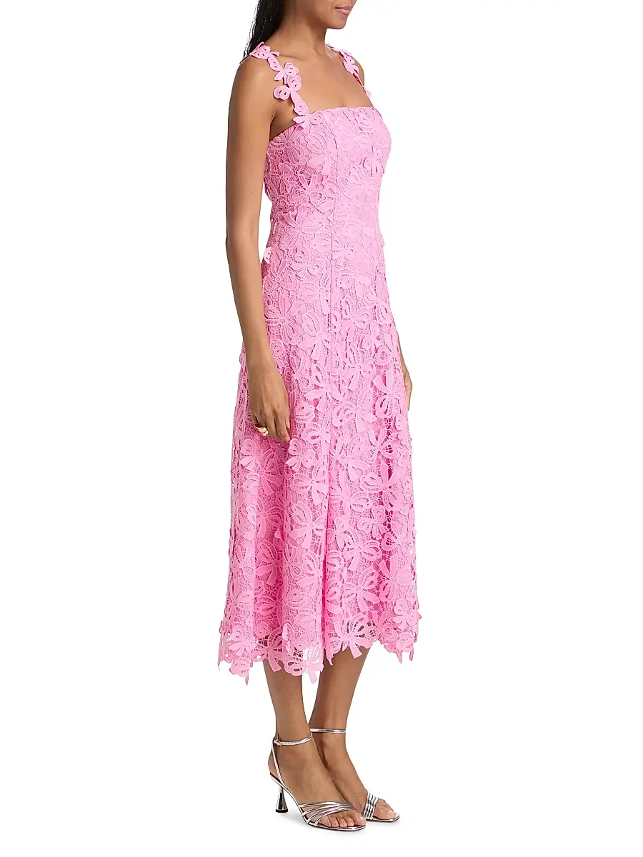 As It May Women's Gabrielle Floral Lace Midi-Dress | Thumbnail 4 As It May Women's Gabrielle Floral Lace Midi-Dress | Thumbnail 4