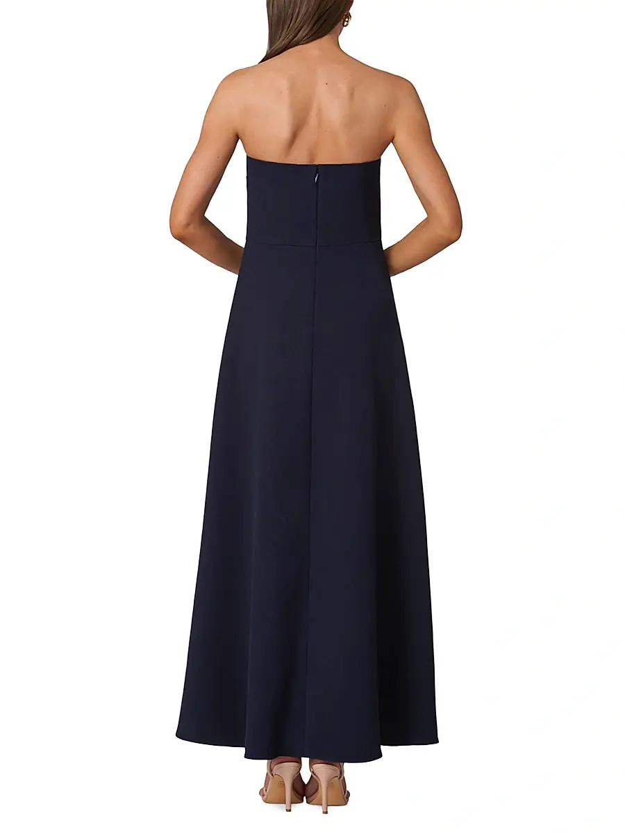 Shoshanna Women's Dory Asymmetric Strapless Gown | Thumbnail 3