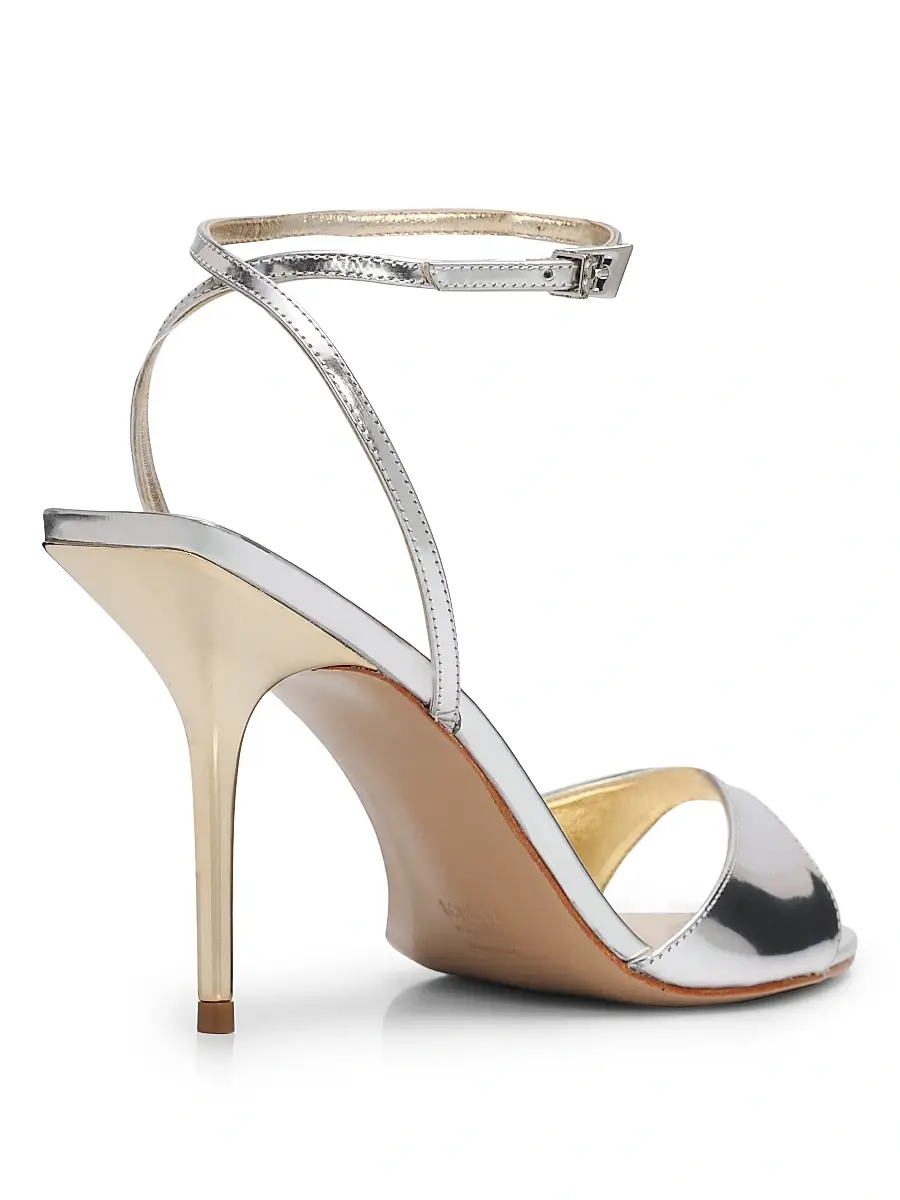 Schutz Women's Elodie 100MM Leather Sandals | Thumbnail 3 Schutz Women's Elodie 100MM Leather Sandals | Thumbnail 3