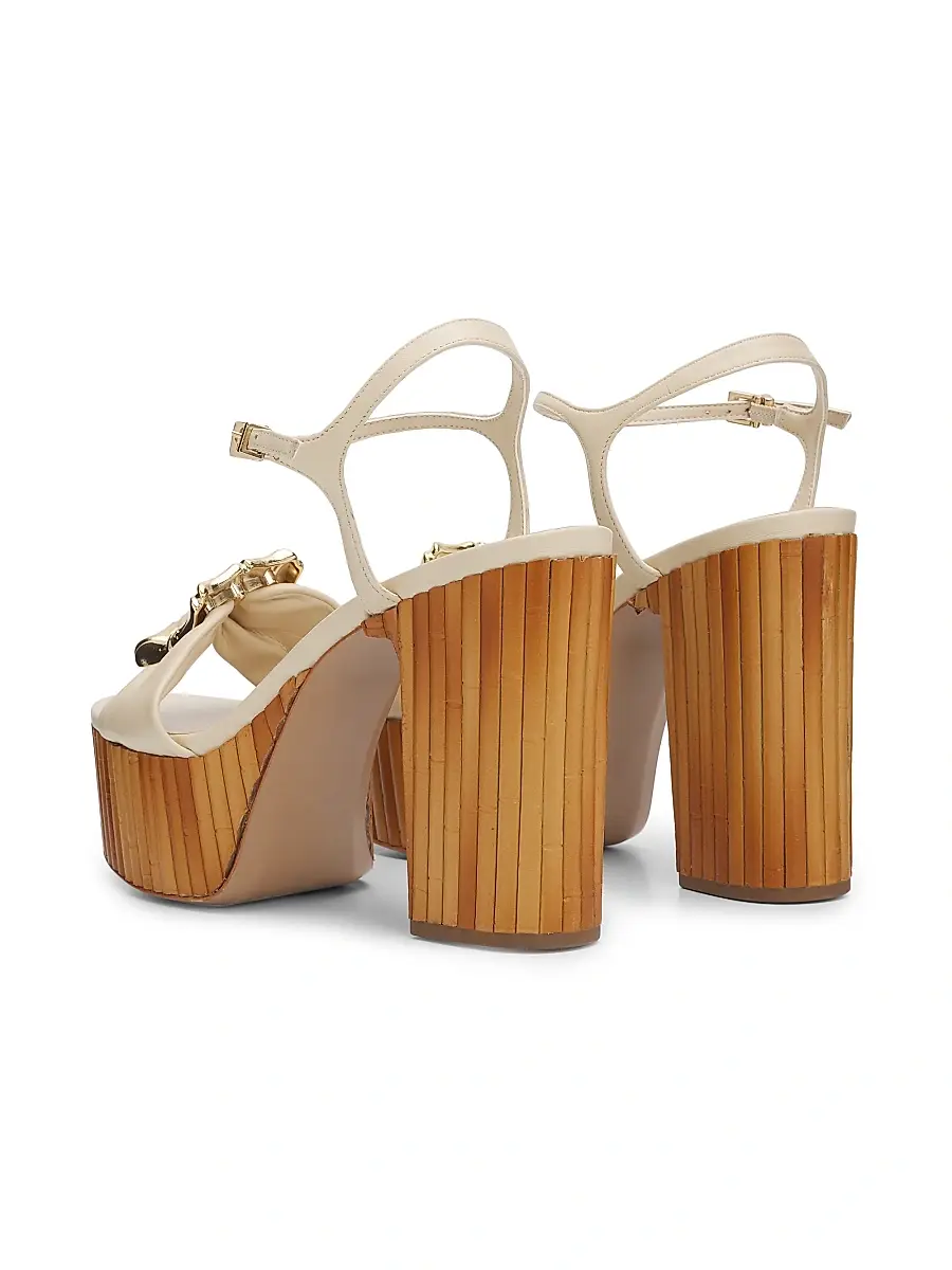 Schutz Women's Enola 120MM Leather Platform Sandals | Thumbnail 3 Schutz Women's Enola 120MM Leather Platform Sandals | Thumbnail 3