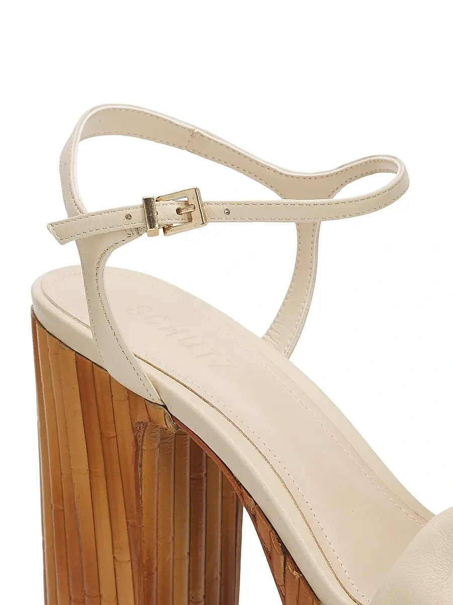 Schutz Women's Enola 120MM Leather Platform Sandals | Thumbnail 5 Schutz Women's Enola 120MM Leather Platform Sandals | Thumbnail 5