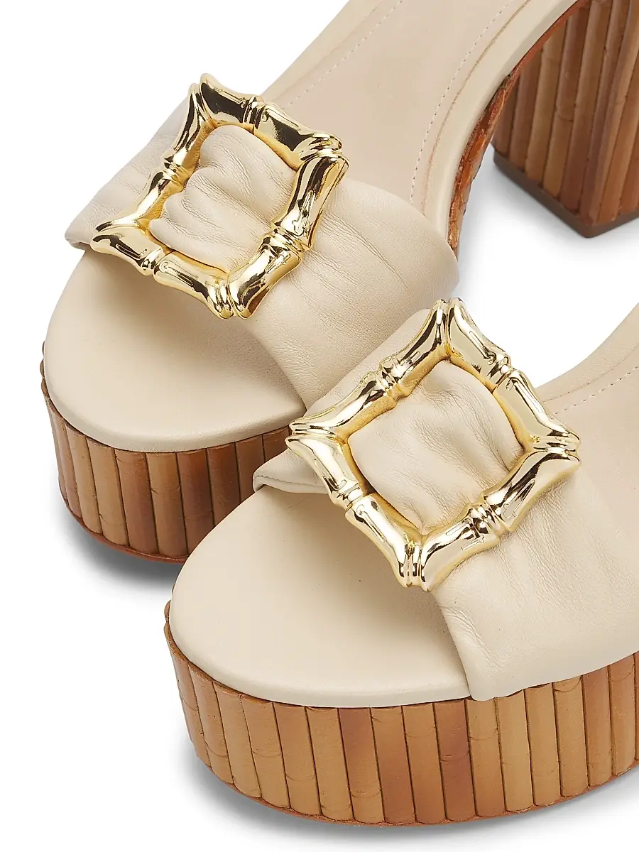 Schutz Women's Enola 120MM Leather Platform Sandals | Thumbnail 6 Schutz Women's Enola 120MM Leather Platform Sandals | Thumbnail 6