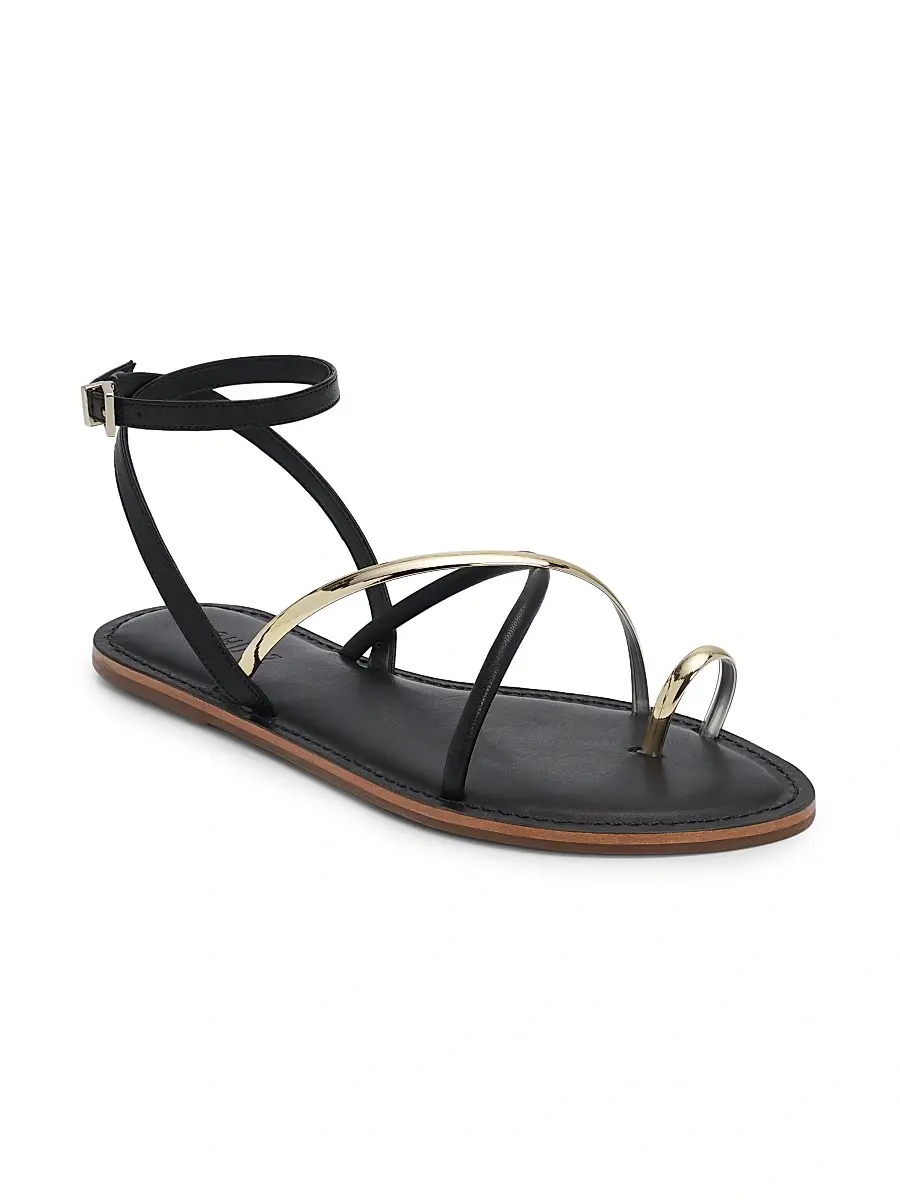 Schutz Women's Valeria Leather Sandals | Thumbnail 2 Schutz Women's Valeria Leather Sandals | Thumbnail 2