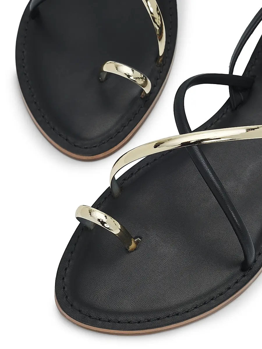 Schutz Women's Valeria Leather Sandals | Thumbnail 6 Schutz Women's Valeria Leather Sandals | Thumbnail 6
