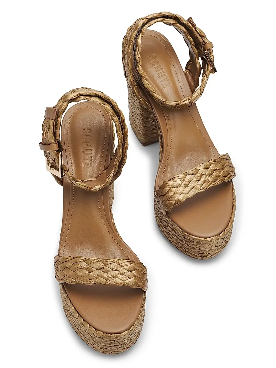 Schutz Women's Ayana 120MM Leather Platform Sandals | Thumbnail 4 Schutz Women's Ayana 120MM Leather Platform Sandals | Thumbnail 4
