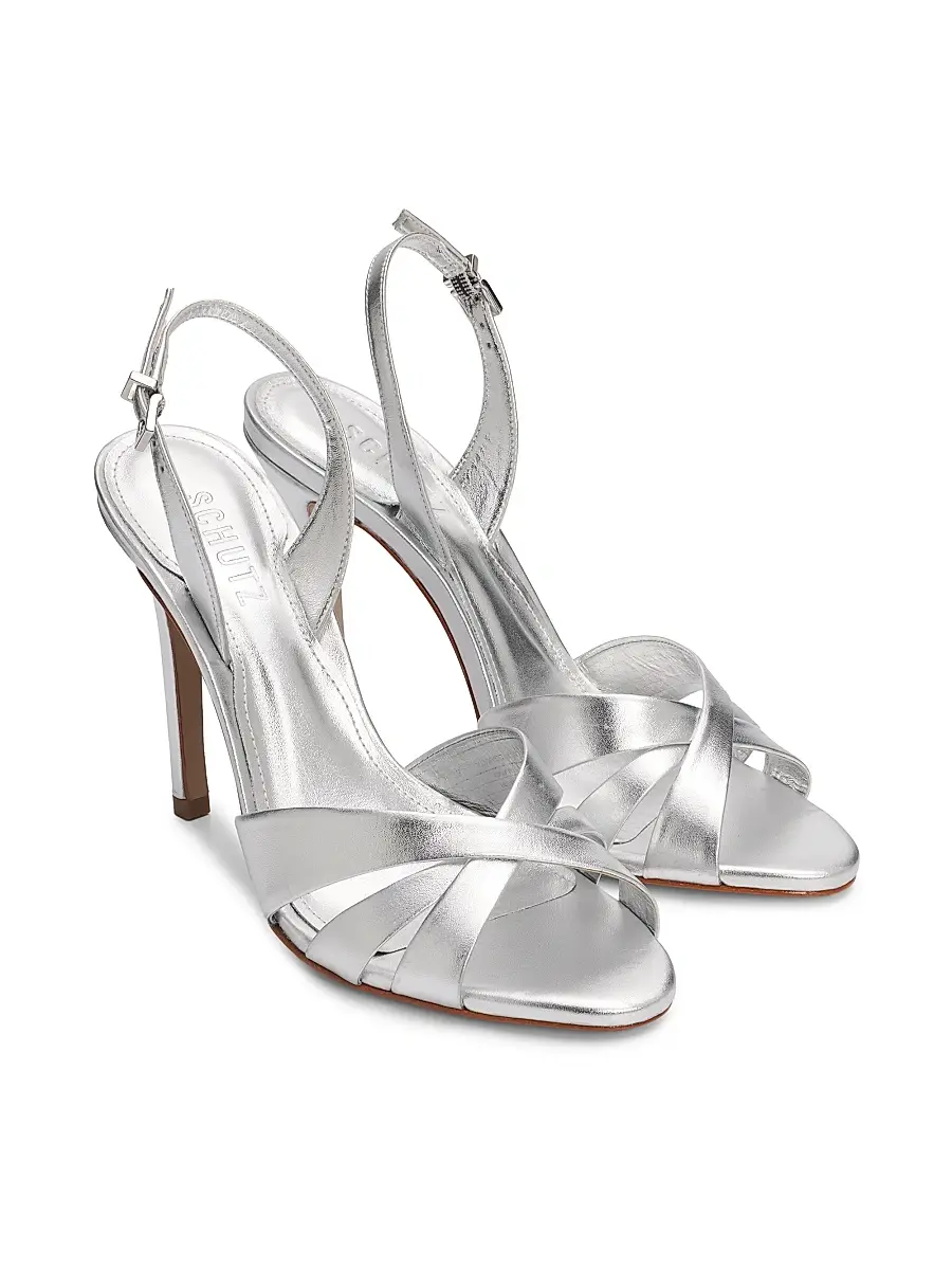 Schutz Women's Keefa 110MM Leather Sandals | Thumbnail 2 Schutz Women's Keefa 110MM Leather Sandals | Thumbnail 2
