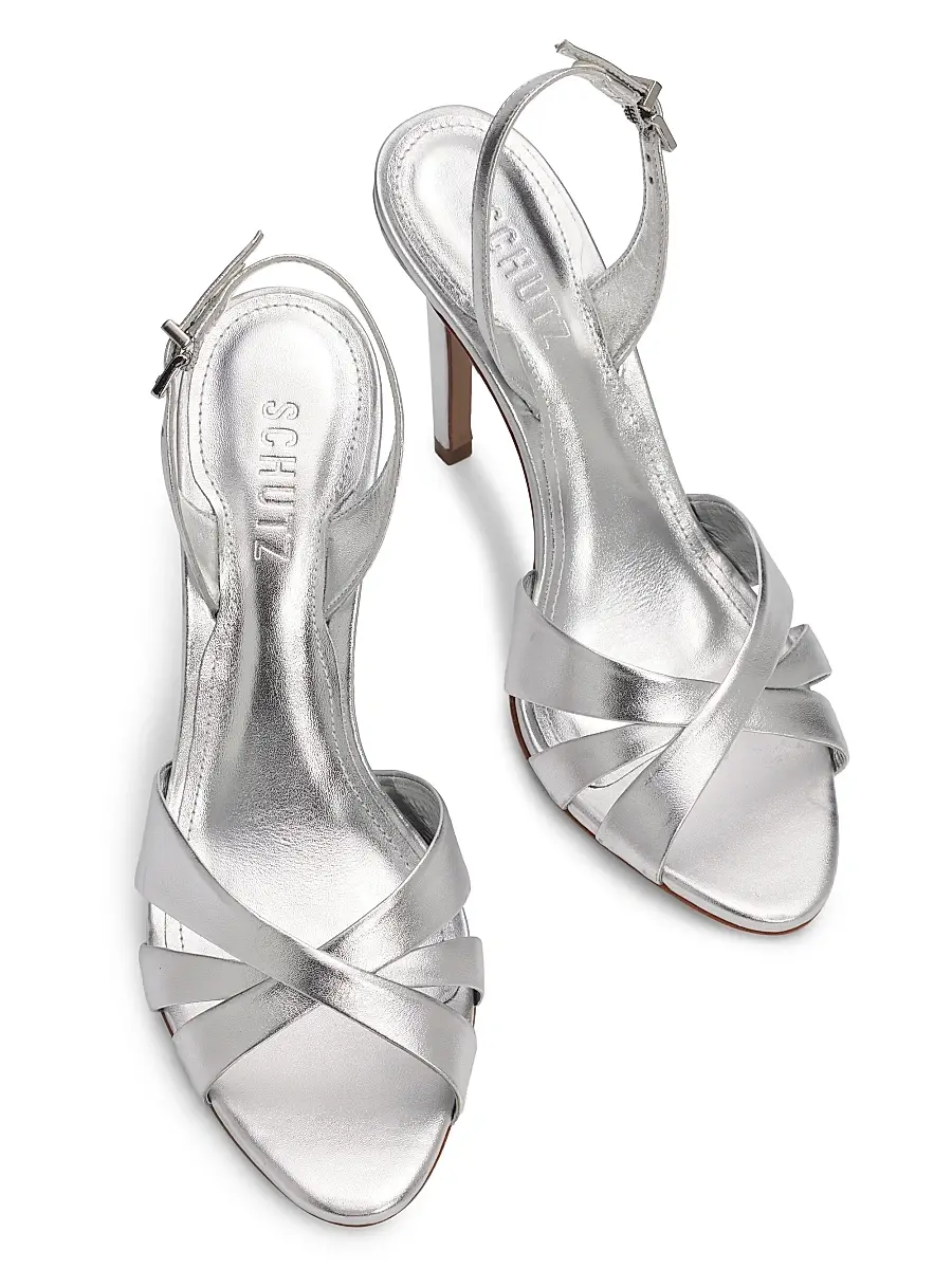 Schutz Women's Keefa 110MM Leather Sandals | Thumbnail 4 Schutz Women's Keefa 110MM Leather Sandals | Thumbnail 4