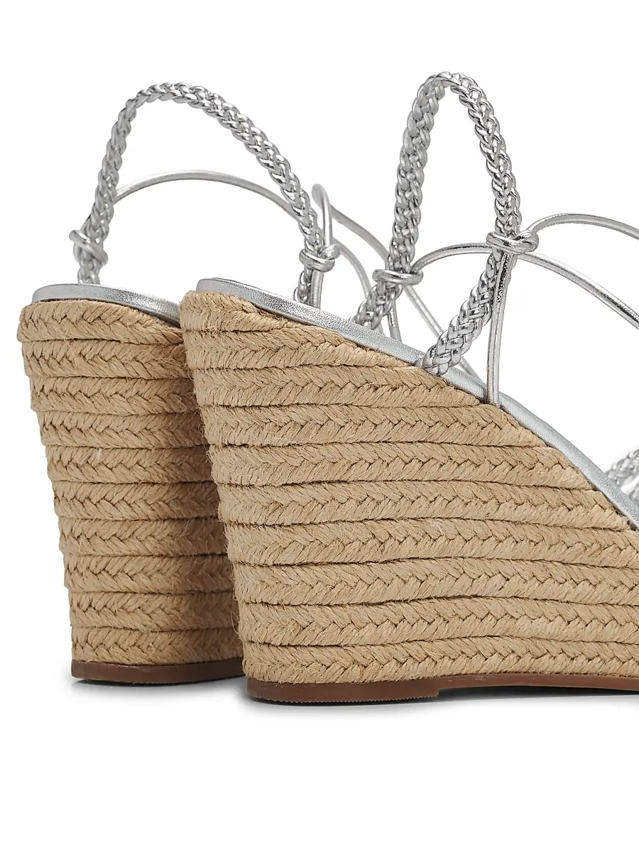 Schutz Women's Adele 95MM Leather Ankle-Wrap Wedge Sandals | Thumbnail 3 Schutz Women's Adele 95MM Leather Ankle-Wrap Wedge Sandals | Thumbnail 3